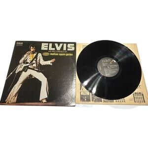 Elvis Vinyl Record - Madison Square Garden